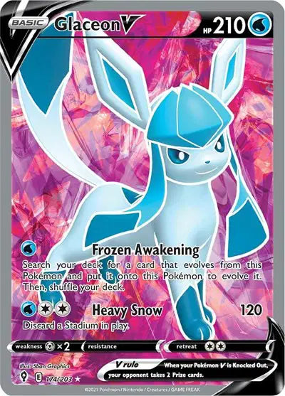 Glaceon V - 174/203 - Evolving Skies