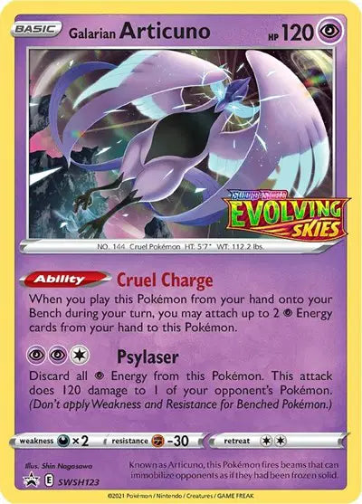 Galarian Articuno - SWSH123 - Sword & Shield Promo