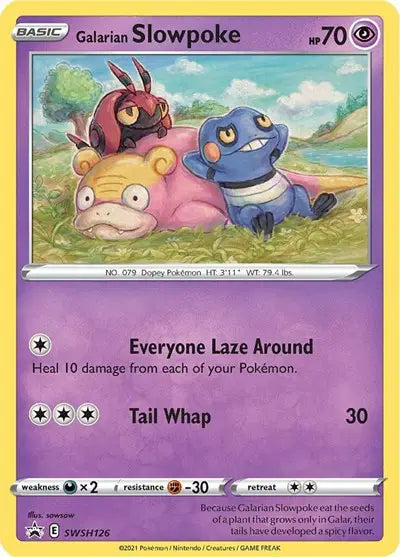 Galarian Slowpoke - SWSH126 - Sword & Shield Promo