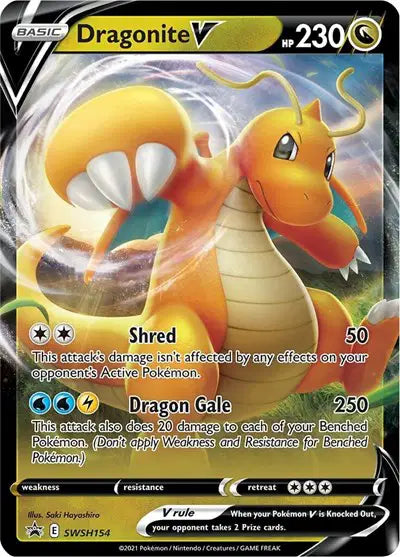 Dragonite V - SWSH154 - Sword & Shield Promo