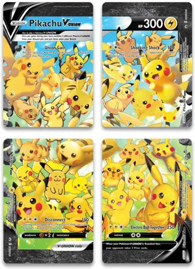 Pikachu V - Set of 4 - Sword & Shield Promo