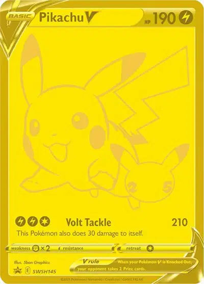 Pikachu V - SWSH145 - Sword & Shield Promo
