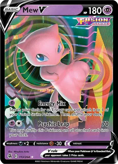 Mew V - 113/264 - Fusion Strike