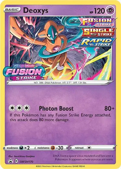 Deoxys - SWSH170 - Sword & Shield Promo