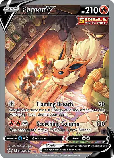 Flareon V - SWSH179 - Sword & Shield Promo