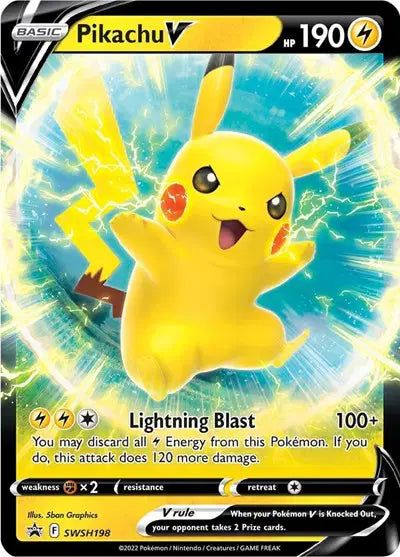 Pikachu V - SWSH198 - Sword & Shield Promo