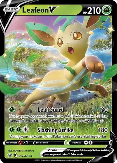 Leafeon V - SWSH194 - Sword & Shield Promo