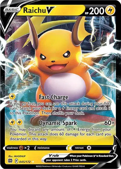 Raichu V - 045/172 - Brilliant Stars