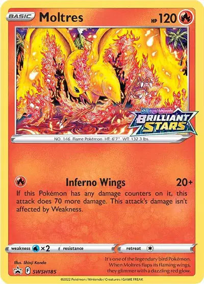 Moltres - SWSH185 - Sword & Shield Promo