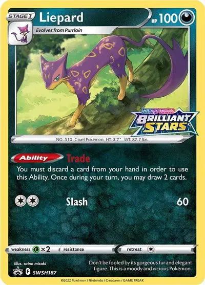 Liepard - SWSH187 - Sword & Shield Promo