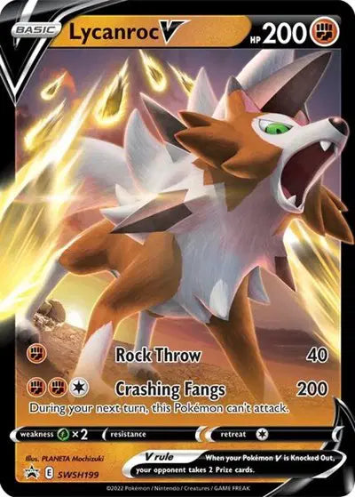 Lycanroc V - SWSH199 - Sword & Shield Promo
