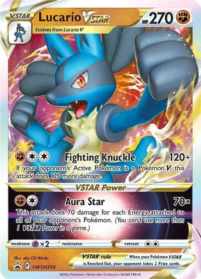 Lucario VSTAR - SWSH214 - Sword & Shield Promo