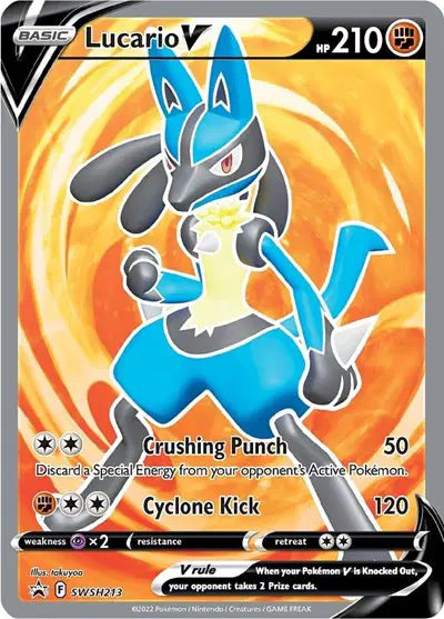 Lucario V - SWSH213 - Sword & Shield Promo