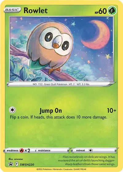 Rowlet - SWSH220 - Sword & Shield Promo
