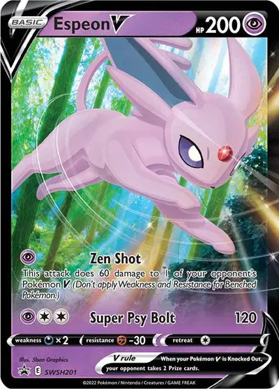 Espeon V - SWSH201 - Sword & Shield Promo
