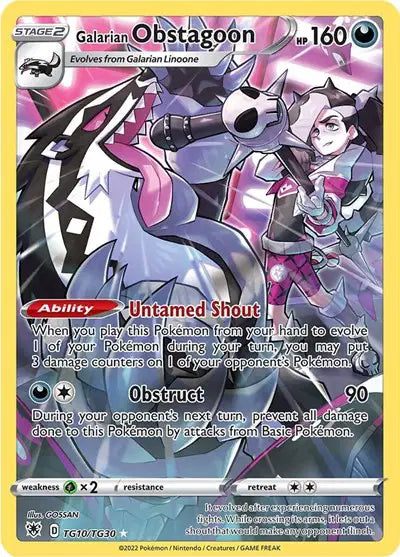 Galarian Obstagoon - TG10/TG30 - Astral Radiance - Trainer Gallery