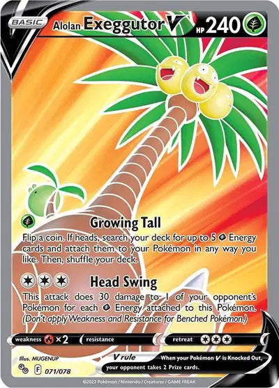 Alolan Exeggutor V - 071/078 - Pokemon Go