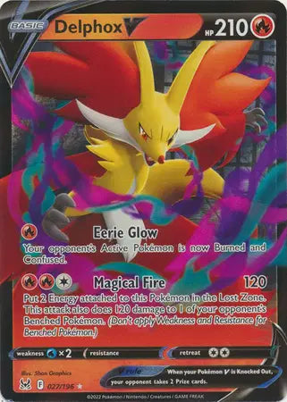 Delphox V - 027/196 - Lost Origin