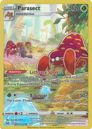 Parasect - TG01/TG30 - Lost Origin - Trainer Gallery