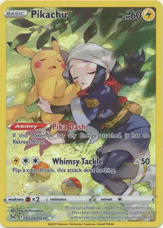 Pikachu - TG05/TG30 - Lost Origin - Trainer Gallery