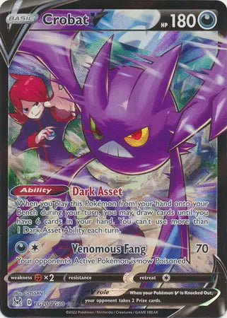 Crobat V - TG20/TG30 - Lost Origin - Trainer Gallery