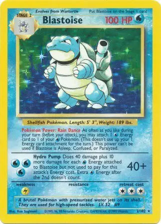 Blastoise - 2/102 - Base Set