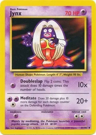 Jynx - 31/102 - Base Set
