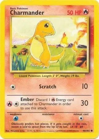 Charmander - 46/102 - Base Set