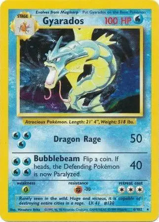 Gyarados - 6/102 - Base Set