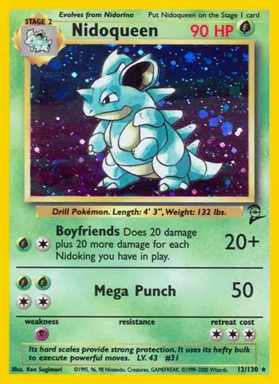 Nidoqueen - 12/130 - Base Set 2