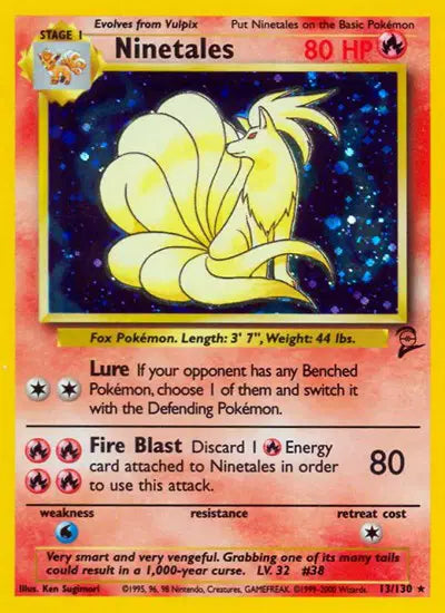 Ninetales - 13/130 - Base Set 2