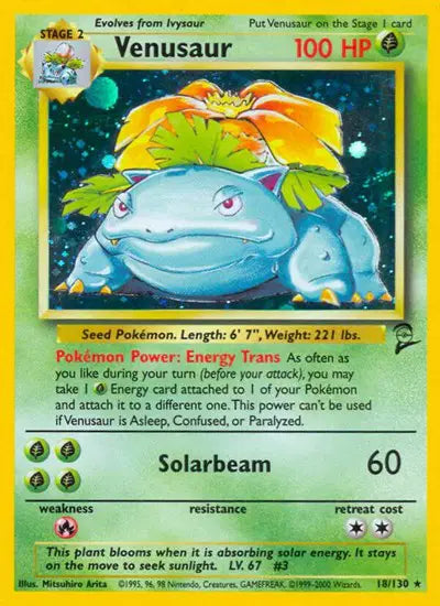 Venusaur - 18/130 - Base Set 2