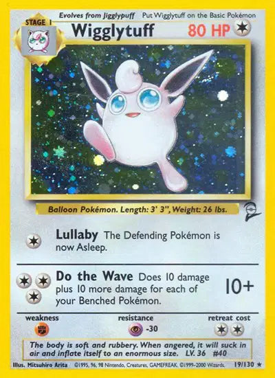Wigglytuff - 19/130 - Base Set 2