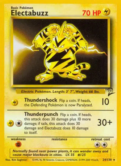 Electabuzz - 24/130 - Base Set 2