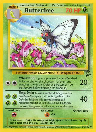 Butterfree - 34/130 - Base Set 2