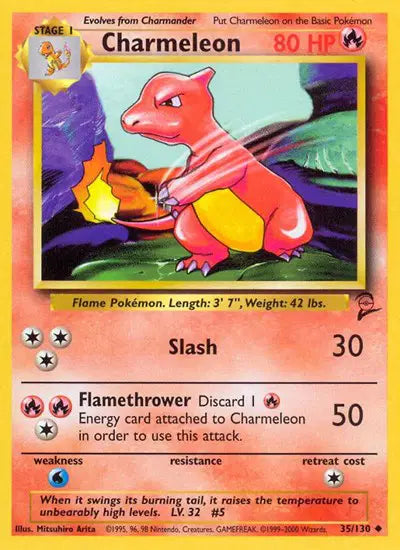 Charmeleon - 35/130 - Base Set 2