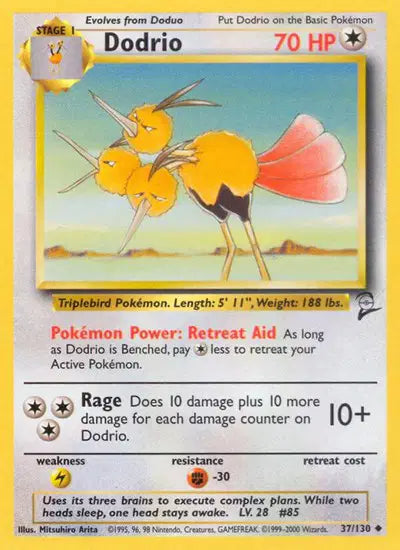 Dodrio - 37/130 - Base Set 2