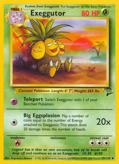 Exeggutor - 39/130 - Base Set 2