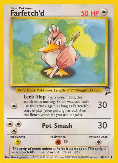 Farfetch'd - 40/130 - Base Set 2