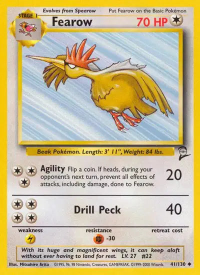 Fearow - 41/130 - Base Set 2