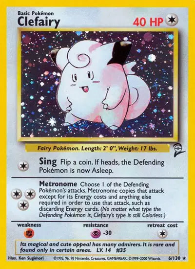 Clefairy - 6/130 - Base Set 2