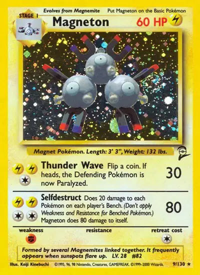 Magneton - 9/130 - Base Set 2