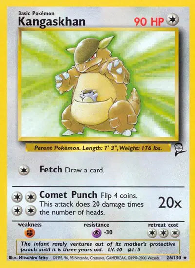 Kangaskhan - 26/130 - Base Set 2
