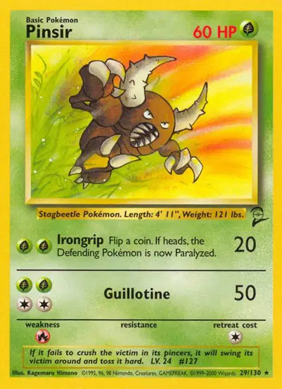 Pinsir - 29/130 - Base Set 2