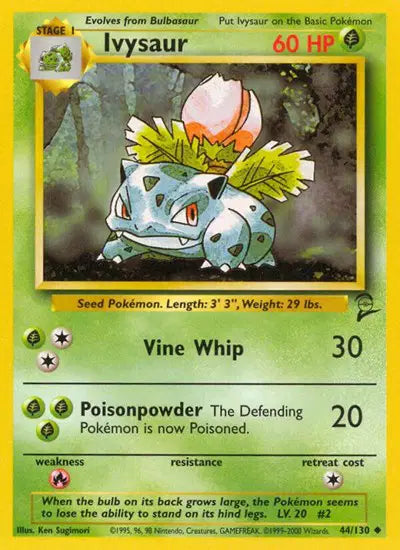 Ivysaur - 44/130 - Base Set 2