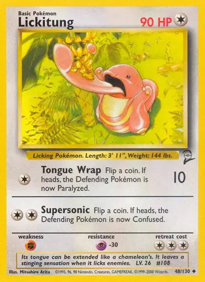 Lickitung - 48/130 - Base Set 2