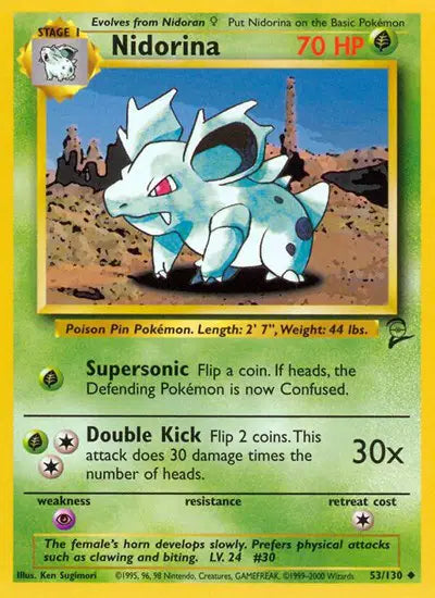 Nidorina - 53/130 - Base Set 2