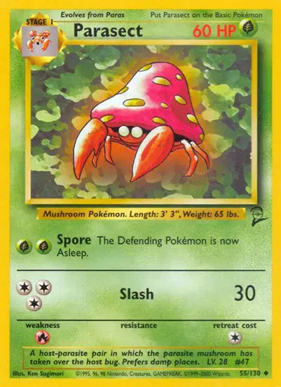 Parasect - 55/130 - Base Set 2
