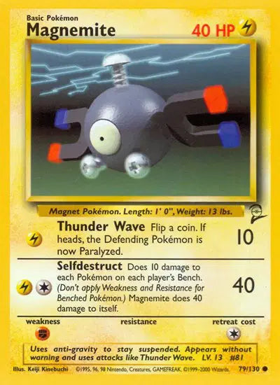 Magnemite - 79/130 - Base Set 2