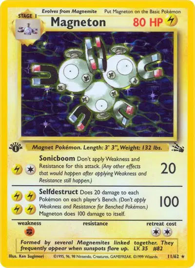 Magneton - 11/62 - 1st Edition - Fossil